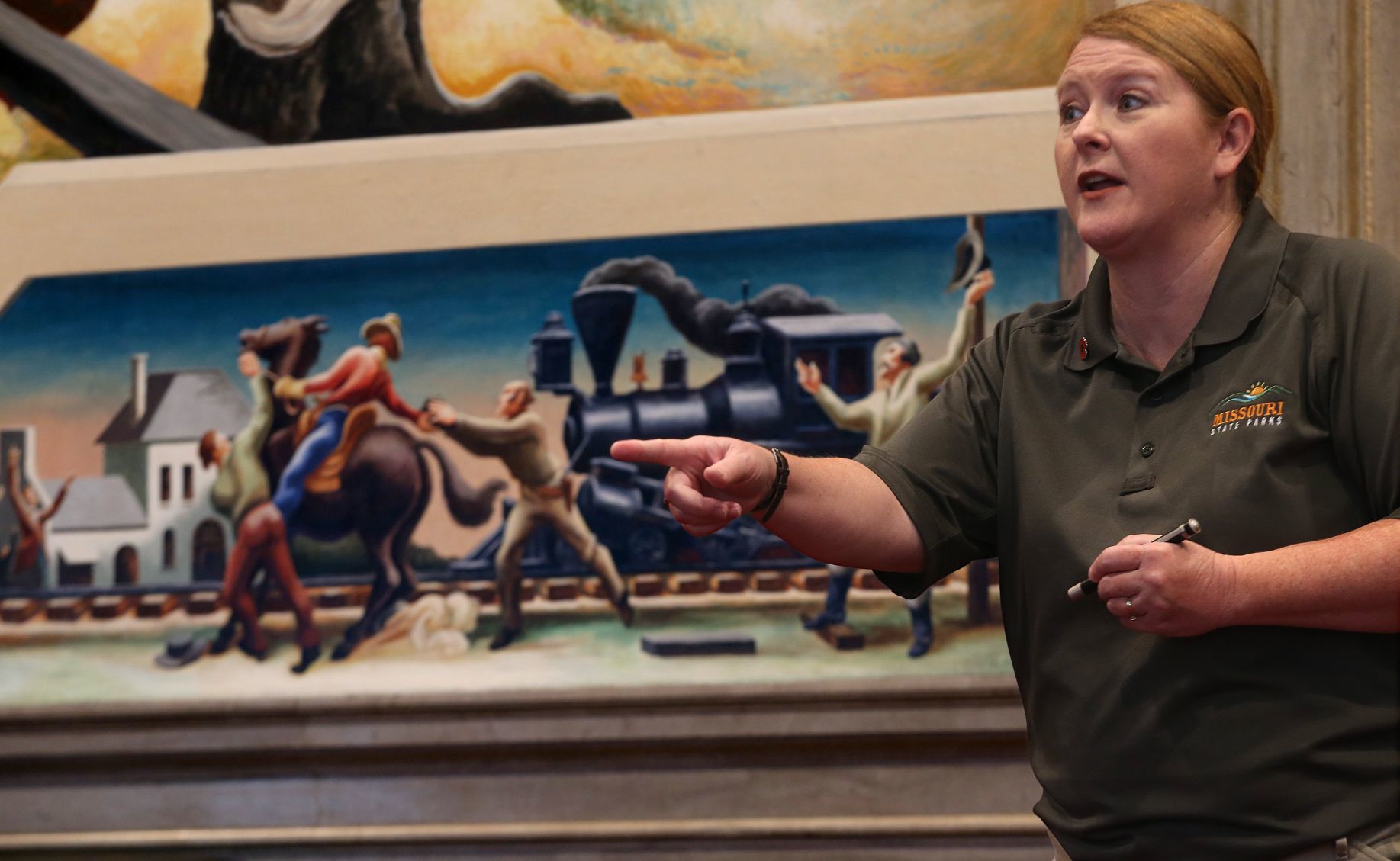 The Missouri capitol is its own museum of art